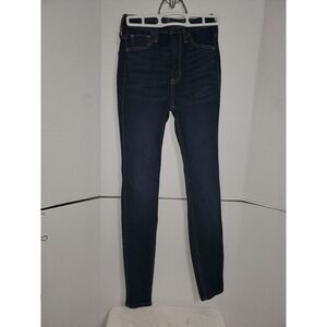Hollister Size 00S Jeans Ultra High Rise‎ Super Skinny W23 L28 Soft Stretch Dark